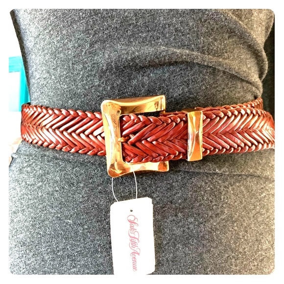 linda allard ellen tracy braided belt safari 90s L main image 7